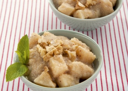 Kiwicha con membrillo y nueces