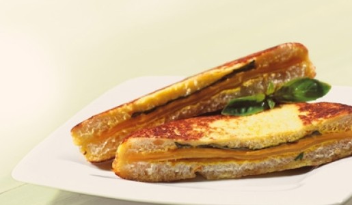 Pan arrebozado con queso