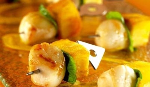 Cau cau de conchas en piqueo