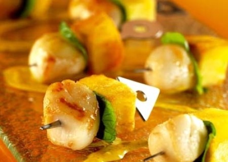 Cau cau de conchas en piqueo