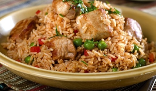 Arroz con cerdo