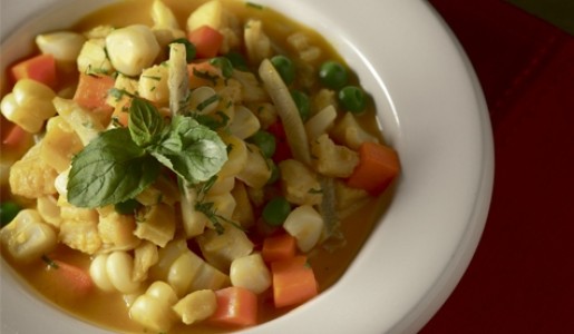 Cau cau con vegetales