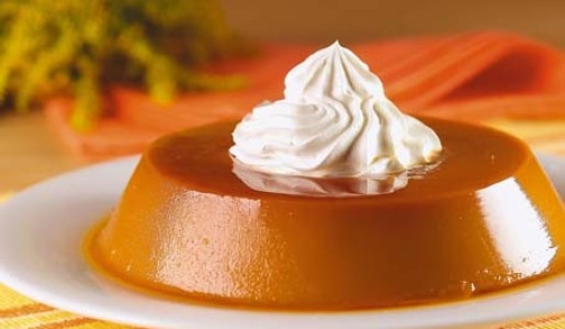 Flan dulce de leche