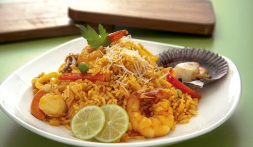 Arroz con mariscos de Punta Sal