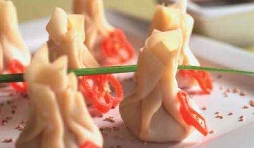 Bocaditos de wantán relleno