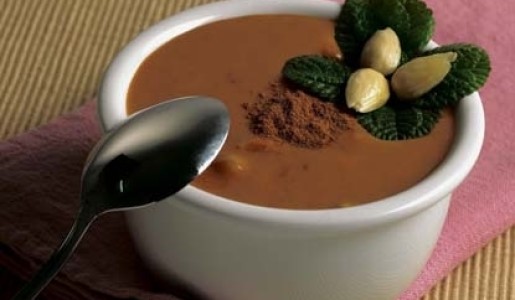 Dulce de manjar y chirimoya