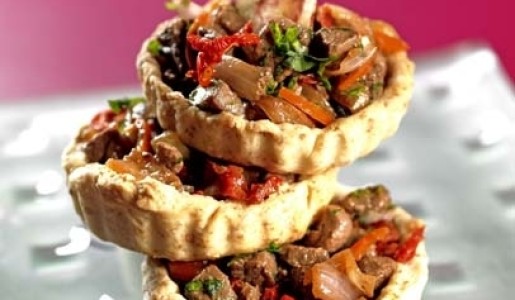 Tartaletas de lomito saltado