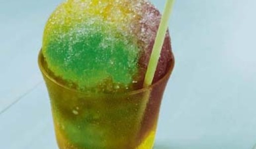 Raspadilla de chicha y frutas