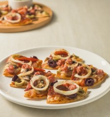 Pizzetas de chorizo y salame