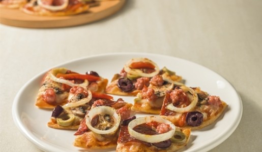 Pizzetas de chorizo y salame