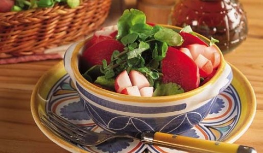 Ensalada de berros y beterraga