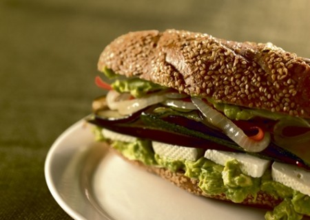 Sándwich de la huerta