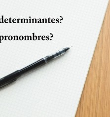 Cul es la diferencia entre determinantes y pronombres