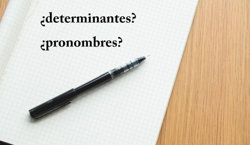 Cuál es la diferencia entre determinantes y pronombres