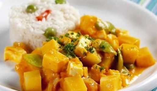 Ajiaco de papas y habas