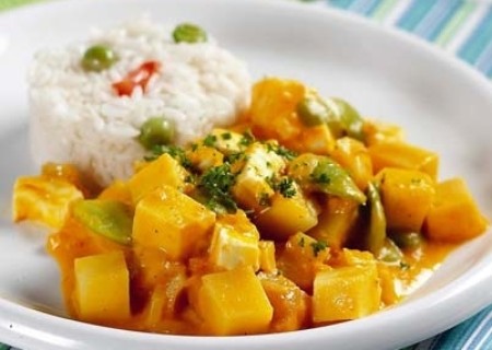 Ajiaco de papas y habas