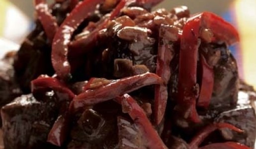 Guiso casero de carne