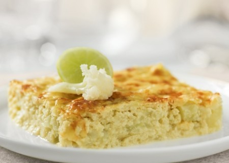 Soufflé de coliflor y queso parmesano