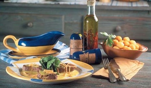 Bistec especial con salsa valois