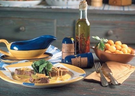 Bistec especial con salsa valois