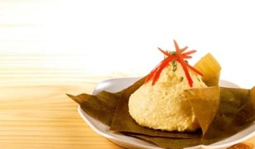 Juanes de yuca asados