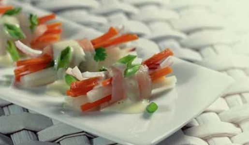 Rollitos de pescado