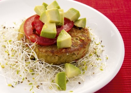 Hamburguesa de garbanzos