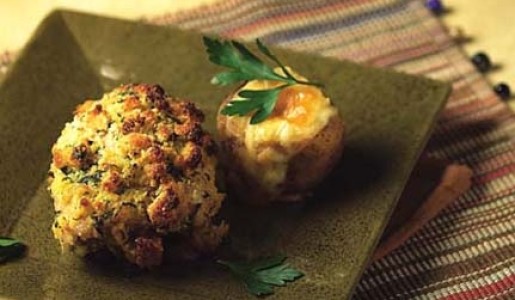 Pollo empanizado al horno