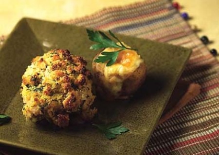 Pollo empanizado al horno